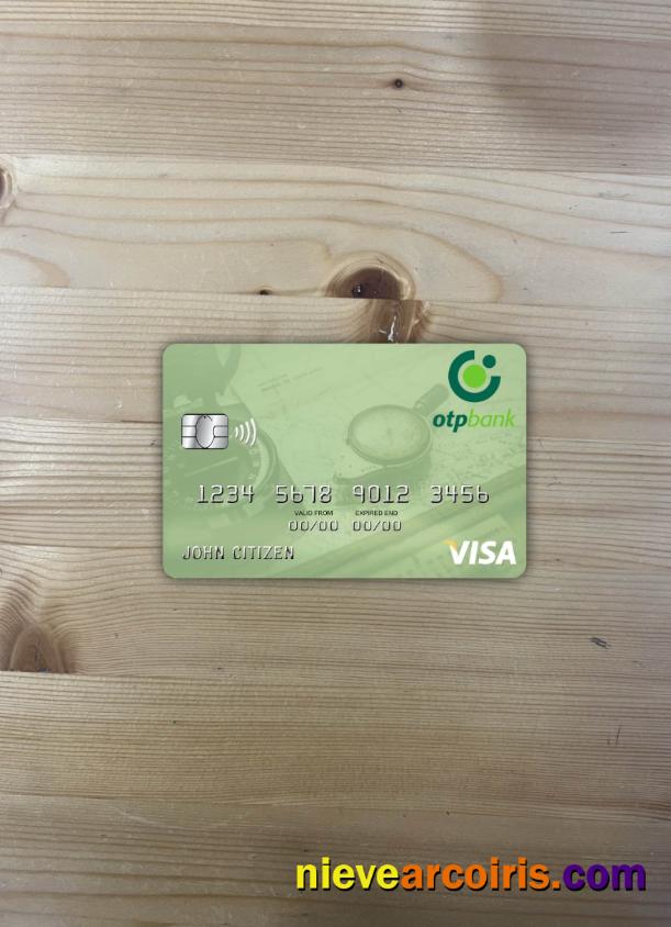 Hungary OTP Bank visa card photolook